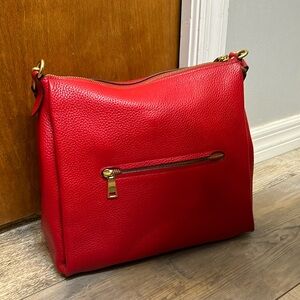 COACH bag- red- excellent condition